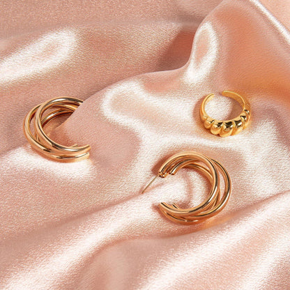 Adventskalender 2024 Schmuck Set Ohrringe Halskette Ringe Nägel