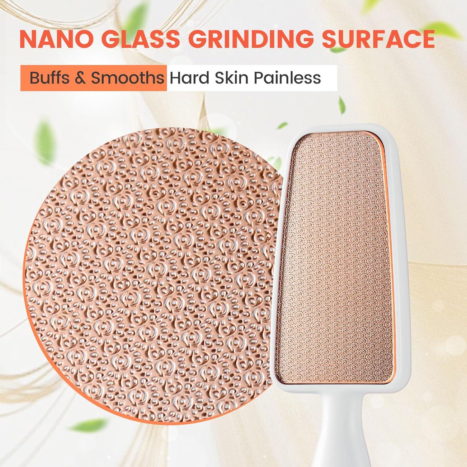 Nano-Glas Fußfeile & Hornhautentferner für weiche Füße