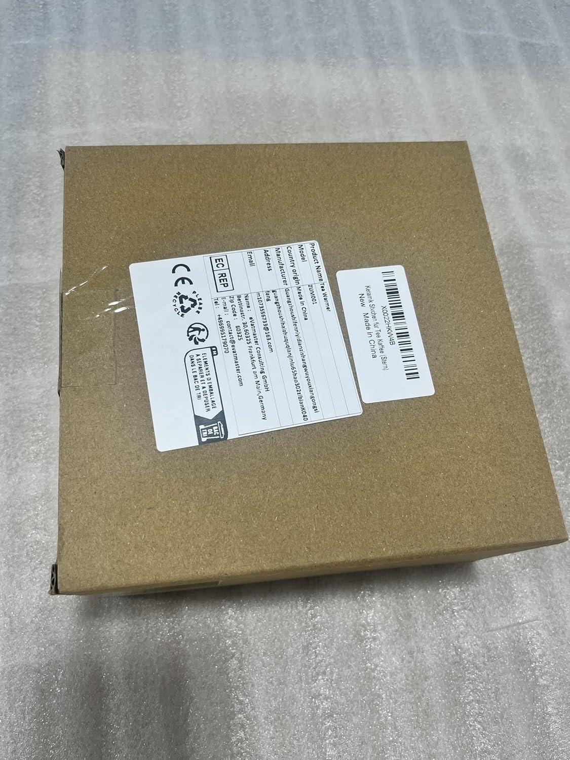 Stövchen Keramik Teewärmer Porzellan Teelichthalter Herdmatte Design Kaffeewärmer für Kaffee