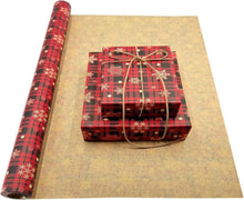 Recycelbare Jumbo-Geschenkpapierrolle Weihnachts-Kraftpapier