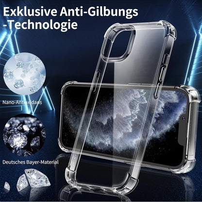 3-in-1 Panzerglas Hülle iPhone 11 Pro Max Schutzfolie Stoßfest