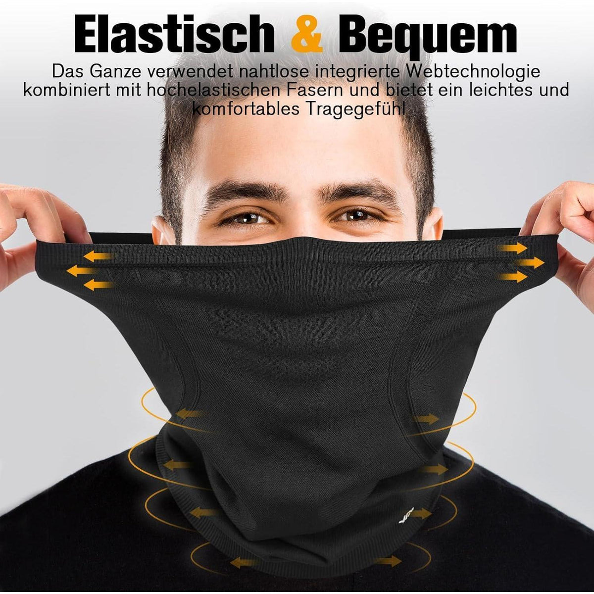 Herren Schlauchschal Winter Loop Schal atmungsaktiv & winddicht
