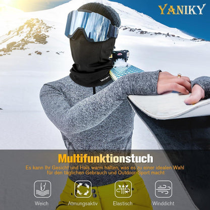Herren Schlauchschal Winter Loop Schal atmungsaktiv & winddicht