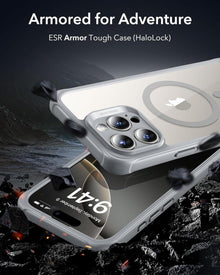 ESR iPhone 16 Pro Hülle MagSafe 360 Grad Schutzhülle Grau