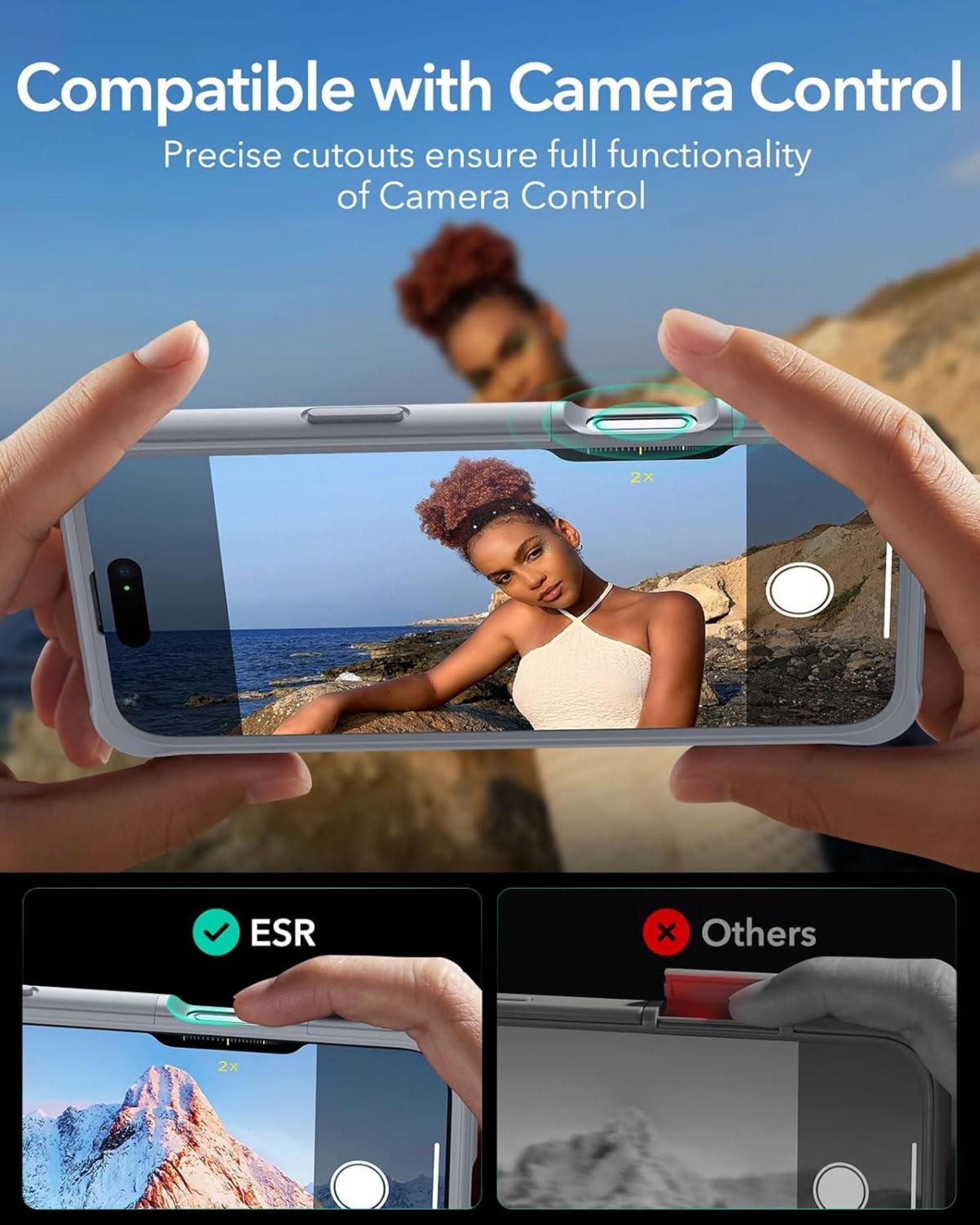 iPhone 16 Pro Hülle MagSafe 360 Grad Stoßfest Militärnorm Grau