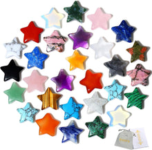 Sternkristall Set Chakra Edelsteine Heilsteine Sterne Kristalle