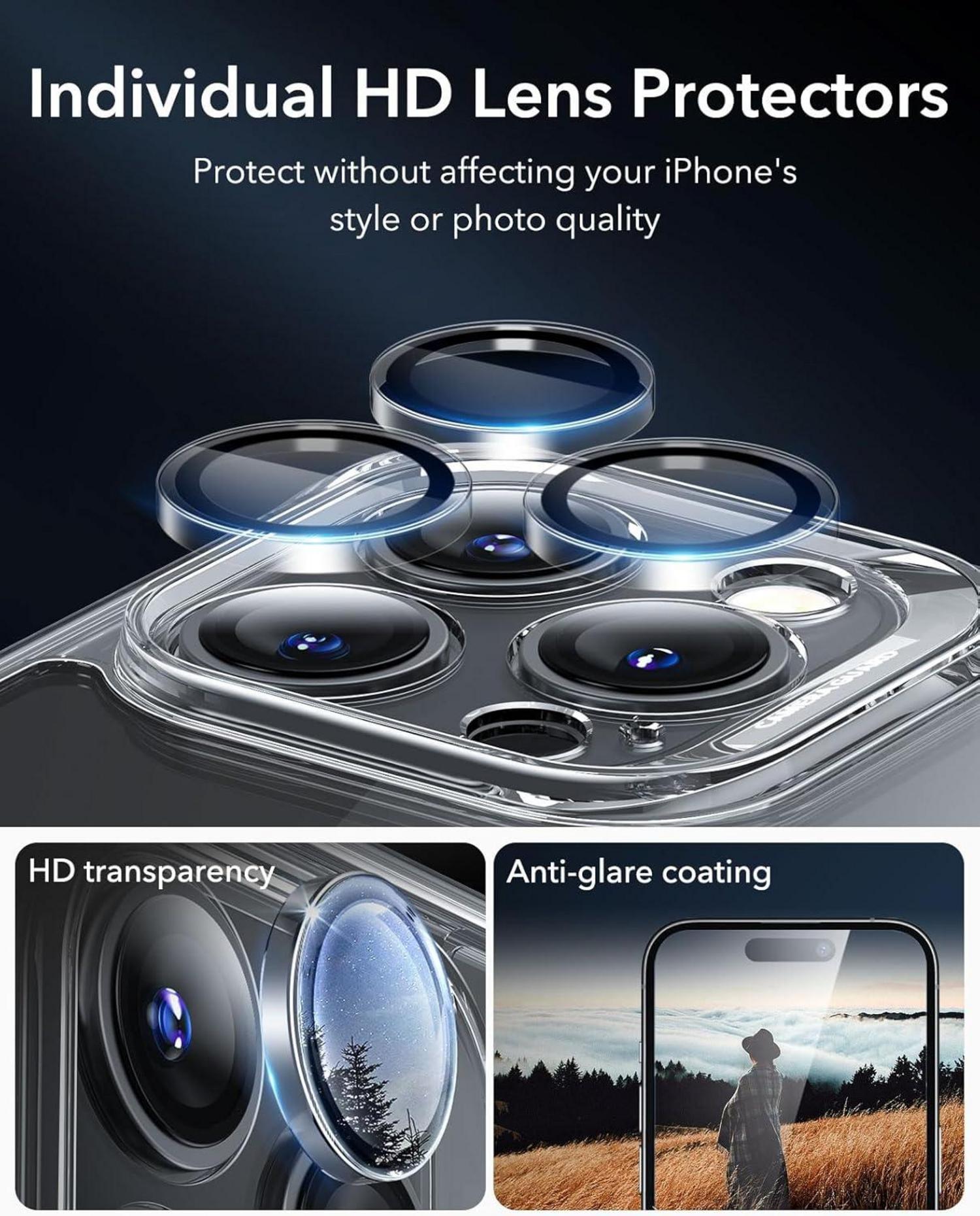 Handyhülle iPhone 16 Pro Max MagSafe 360 Grad Schutz Stoßfest Klar
