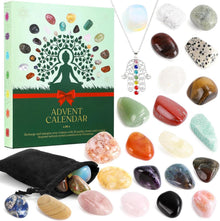 Adventskalender 2024 Frauen Kristalle Edelsteine Chakra Halskette