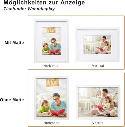 Bilderrahmen A4 Acrylglas MDF-Rahmen Fotos A5 Portrait