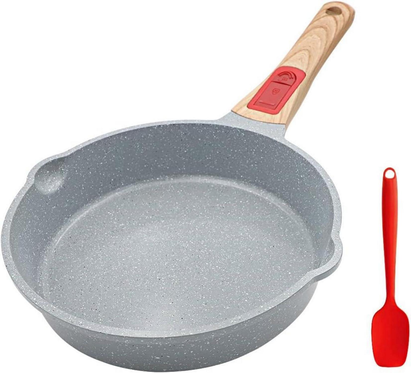 Keramik Pfanne 20 cm Antihaftbeschichtung Abnehmbarer Griff Blue