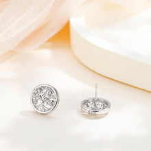 Lebensbaum Ohrringe 925 Silber Damen Ohrstecker mit