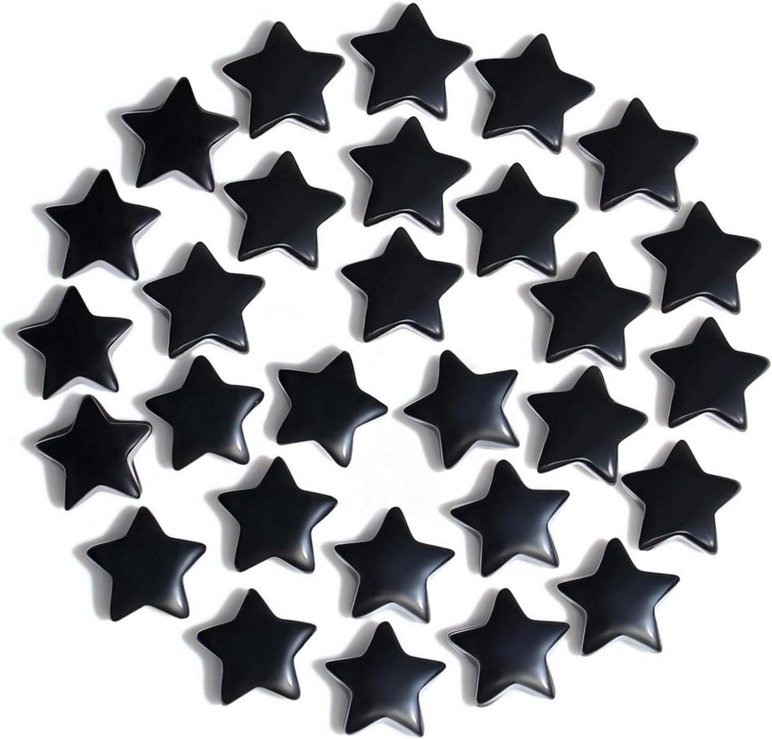 Sternkristall-Set Obsidian Edelsteine Heilsteine 20 Stück