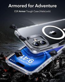 ESR iPhone 16 Plus Hülle Klar MagSafe 360 Grad Schutzhülle