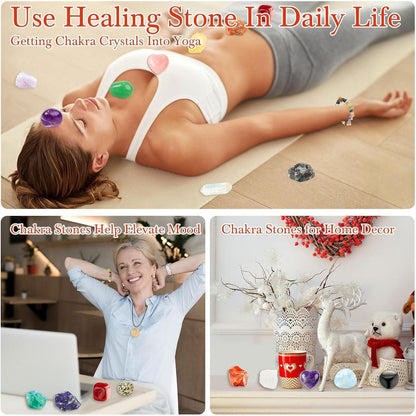 ZMLM Adventskalender 2024 Kristalle Chakra-Stein Weihnachtskalender 24 Tage Set