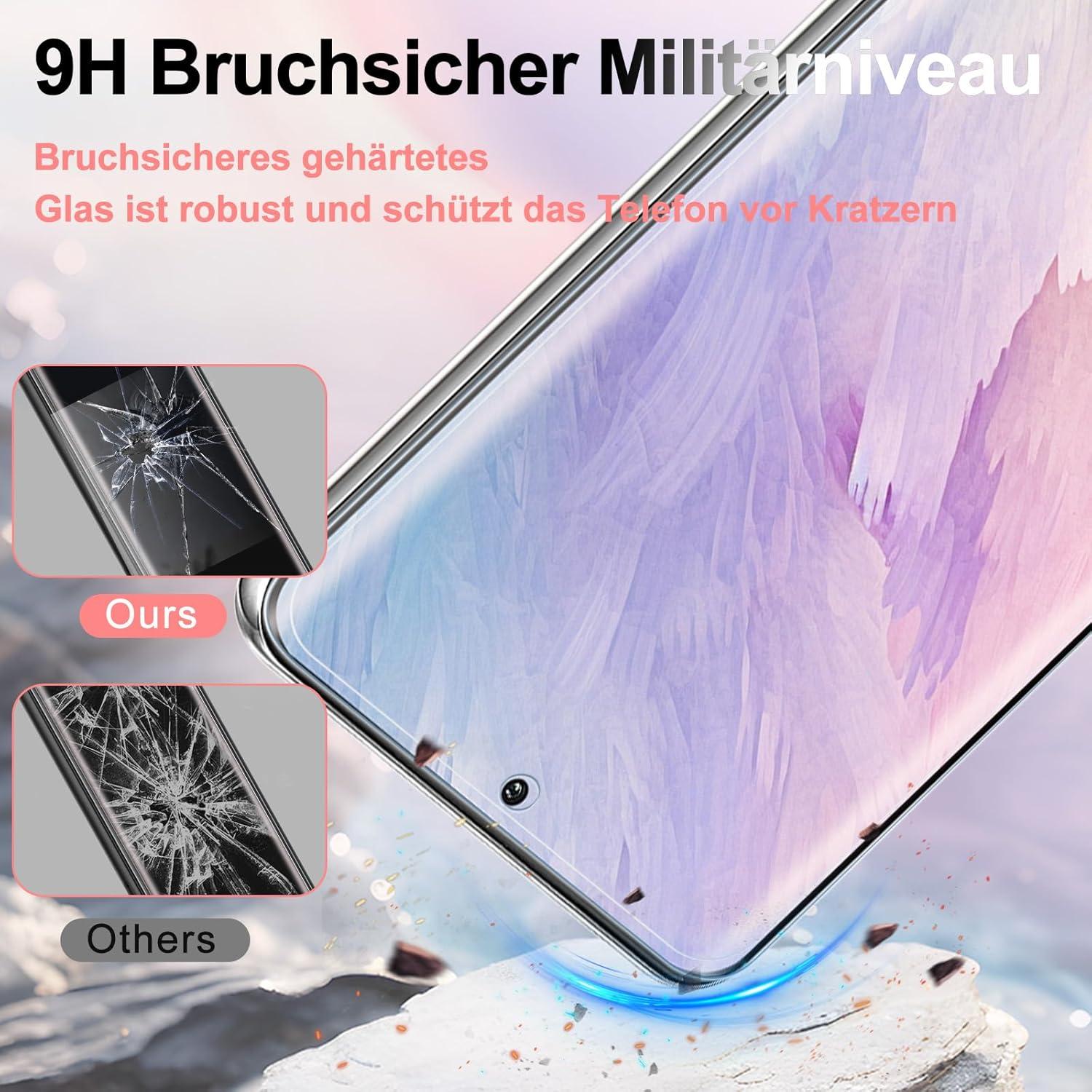 Schutzfolie Panzerglas Samsung S20 Ultra Displayschutz 2 Stück