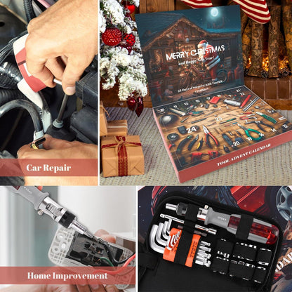 Werkzeug Adventskalender Männer 24-in-1 - Weihnachtsgeschenk
