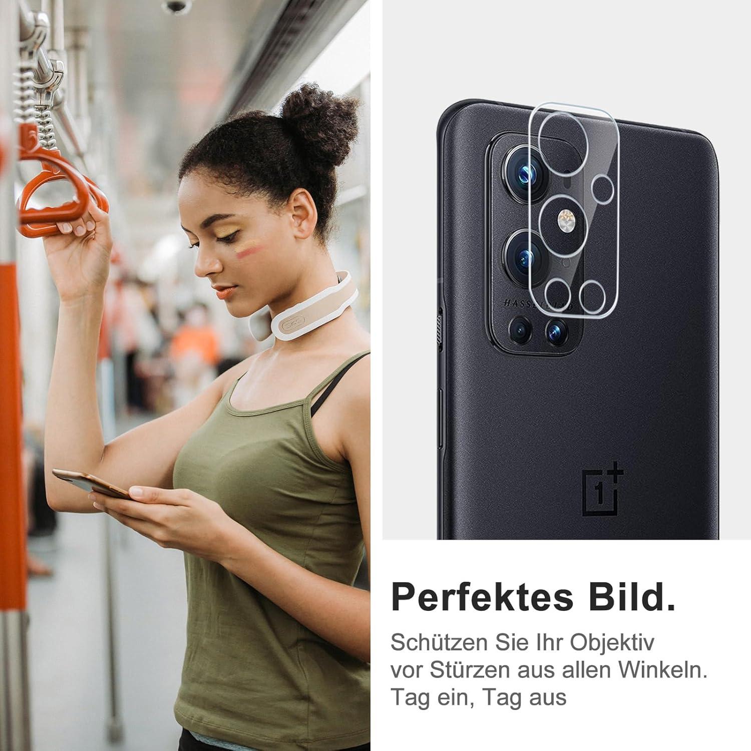 2+2 Schutzfolie OnePlus 9 Pro Panzerglas Displayschutz Kamera