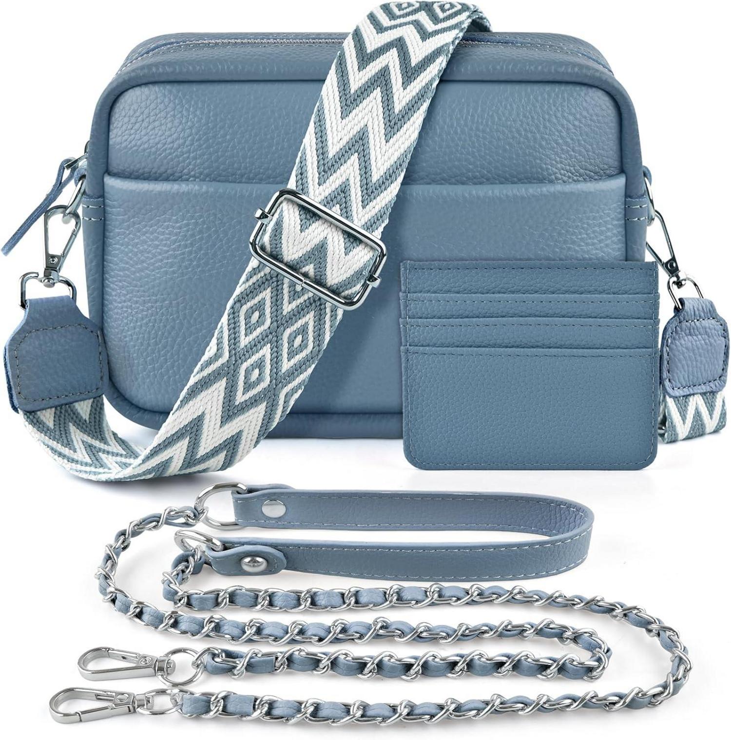 Handy Umhängetasche Echtes Leder Crossbody Bag Kartenhalter