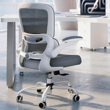 Ergonomischer Bürostuhl Mesh schwarz höhenverstellbar mit Rollen