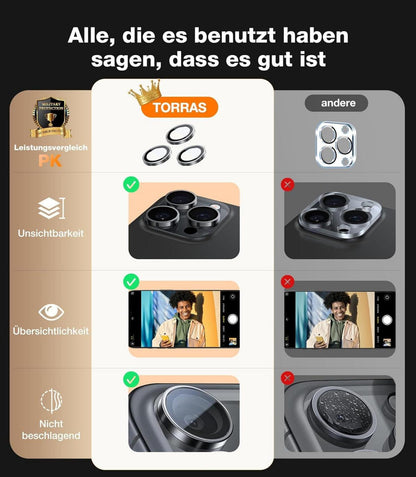Kameraschutz für iPhone 16 Pro/16 Pro Max UltraGlass Panzerglas Schutz