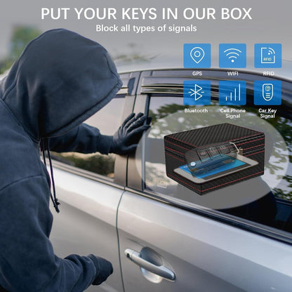 Keyless Go Autoschlüssel Box – Faraday Signal Blocker Safe