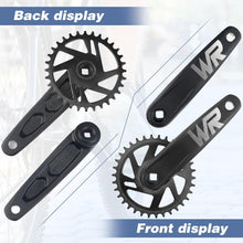 Fahrrad-Kurbelgarnitur Set 170mm 32T/34T/36T/38T/42T Schwarz