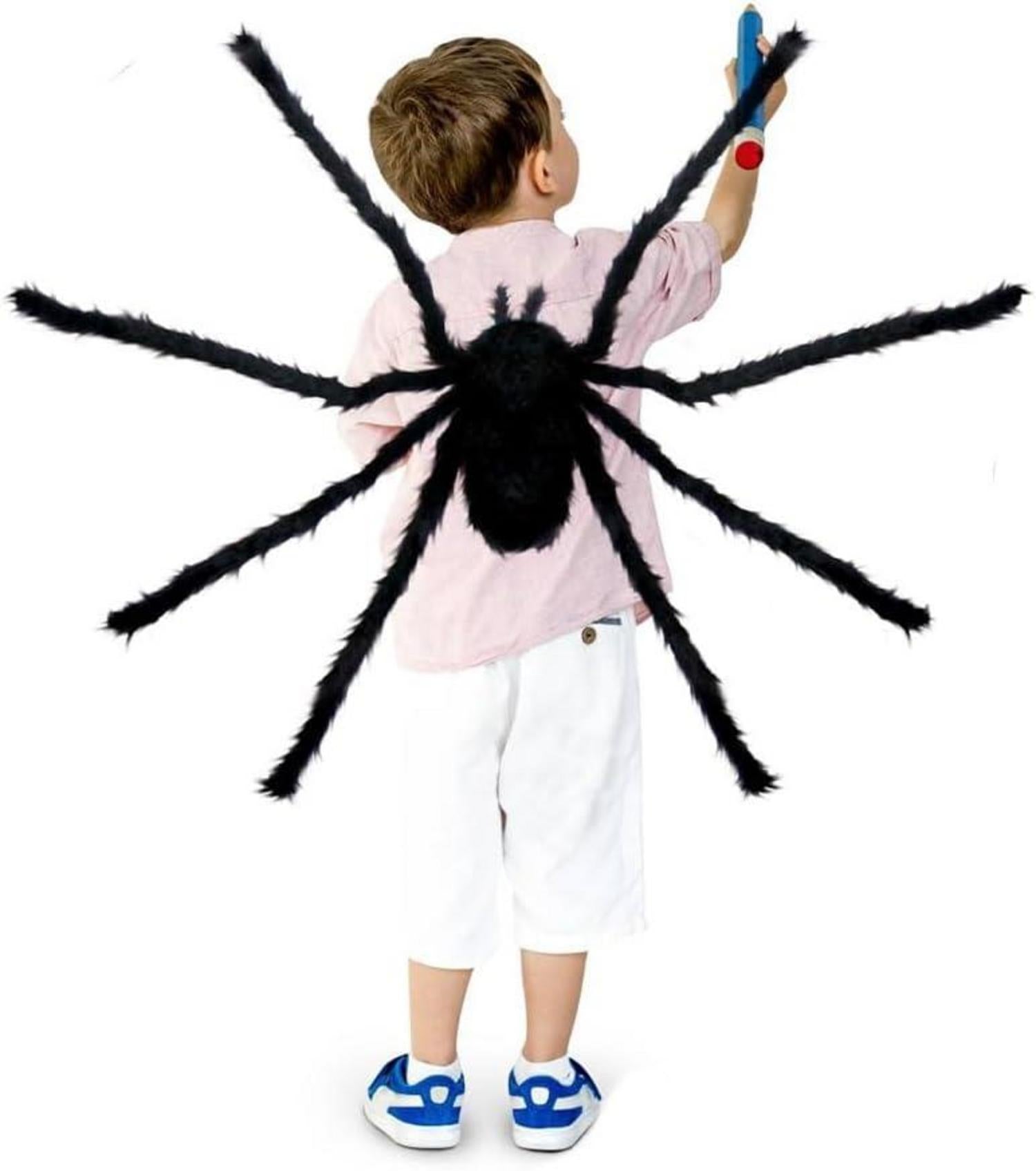Halloween Deko Outdoor Riesige Spinne Spinnennetz Mini Spinnen 125cm 75cm