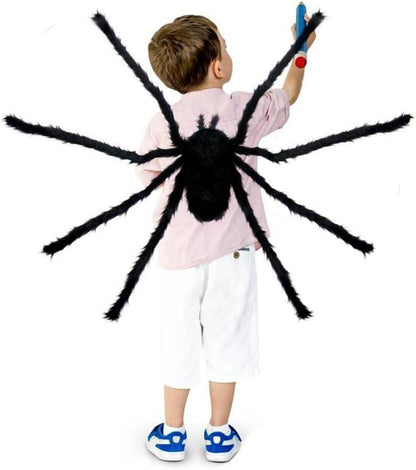 Halloween Deko Outdoor Riesige Spinne Spinnennetz Mini Spinnen 125cm 75cm