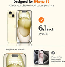 UNBREAKcable iPhone 15 Panzer Schutz Glas [2er Pack] 9H