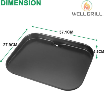Grillplatte Gusseisen für Ninja Woodfire Pro XL Elektrogrill