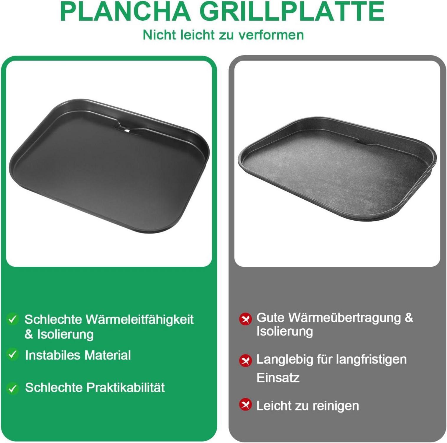 Gusseisen Grillplatte für Ninja Woodfire Pro XL Elektrogrill