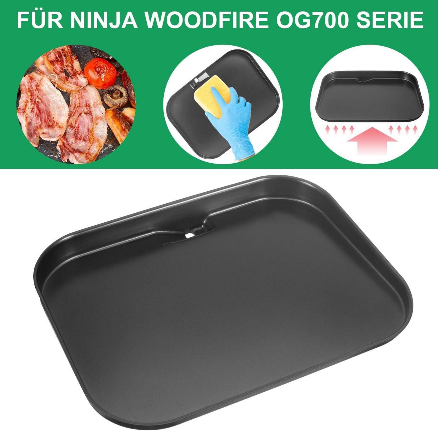 Flache Grillplatte für Ninja Woodfire Pro XL Elektrogrill Gusseisen