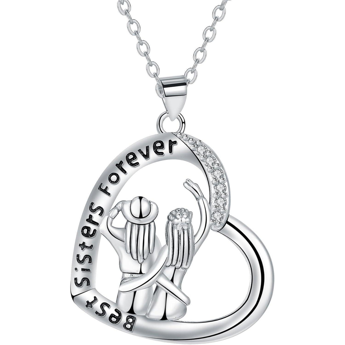 Herz Kette 925 Sterling Silber für Damen | Geschenkidee
