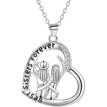 Herz Kette 925 Sterling Silber für Damen | Geschenkidee
