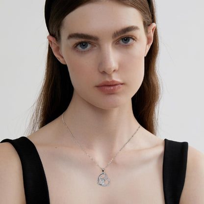 Herz Kette 925 Sterling Silber für Damen | Geschenkidee