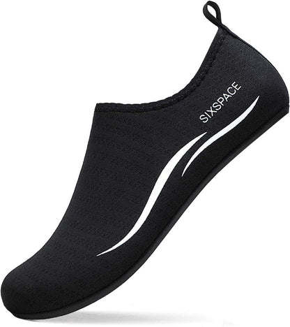 Badeschuhe Wasserschuhe Aquaschuhe Strandschuhe Surfschuhe Schwarz