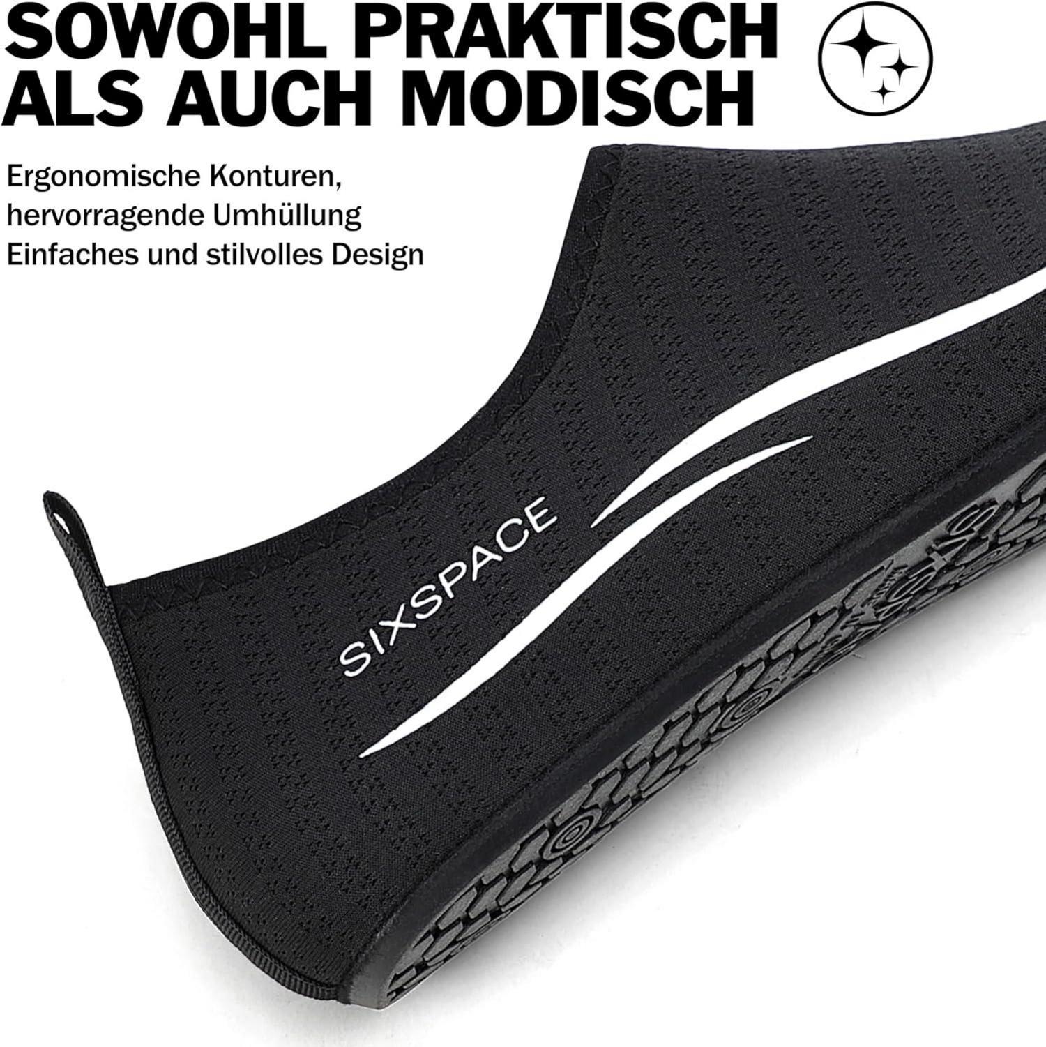 Sixspace Badeschuhe Wasserschuhe Aquaschuhe Strandschuhe 485
