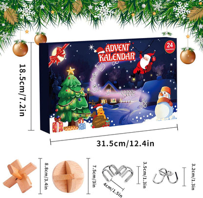Adventskalender 2024 Kinder, Metall- und