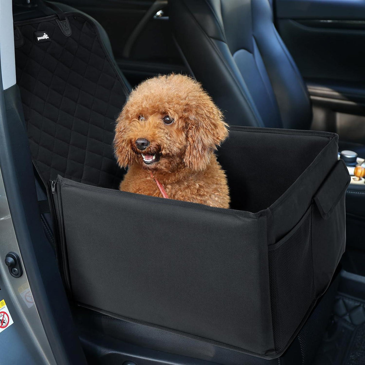 Hunde Autositz Wasserdicht Kratzfest mit verstärkten Seiten 43x43x30