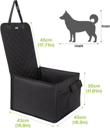 Autositz für kleine Hunde Wasserdicht & Kratzfest 43x43x30cm