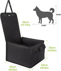 Autositz für kleine Hunde Wasserdicht & Kratzfest 43x43x30cm