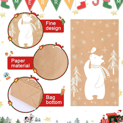 Adventskalender zum Befüllen für Kinder mit Numerisch Hangtags, DIY