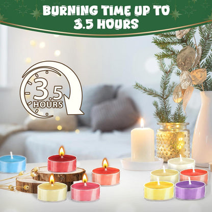 Adventskalender Duftkerzen 24 Teelicht-Duftkerzen