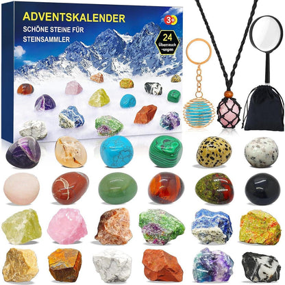 Adventskalender 2024 Kinder Edelsteine Kristalle Mädchen