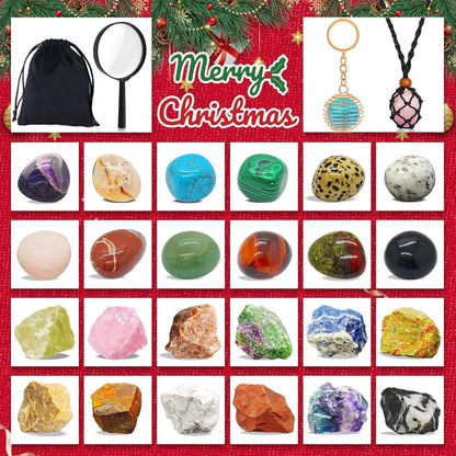 Adventskalender 2024 Kinder Edelsteine Kristalle Mädchen