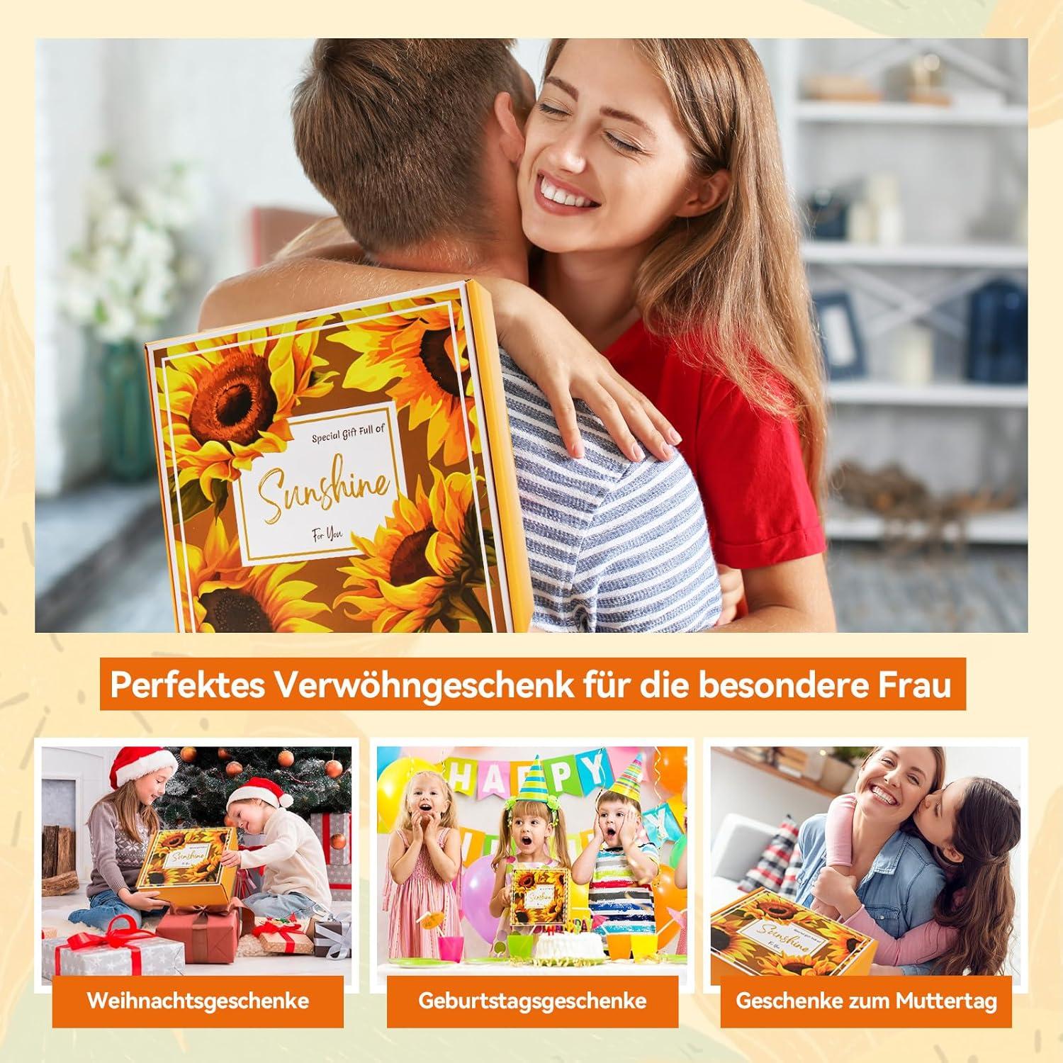 Luxuriöses Self-Care Geschenkset für Frauen, Wellness Spa Kit
