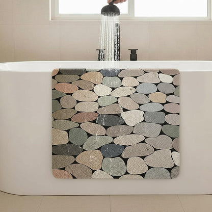 Rutschfeste Duschmatte 120x150 cm – Weich, Komfortabel & Ablaufloch