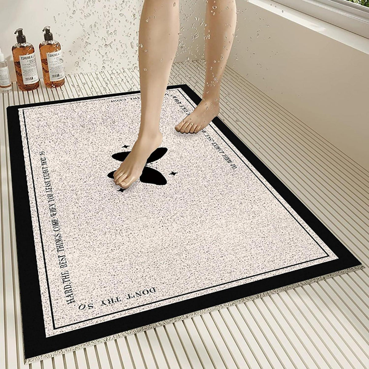 Rutschfeste Duschmatte 100x120 cm – Weich, Komfortabel & Zuschneidbar