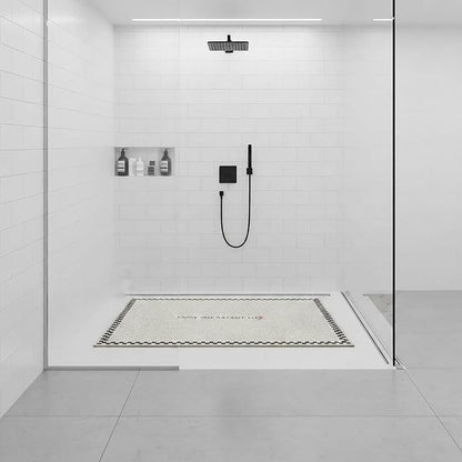 Rutschfeste Duschmatte 100x150 cm – Weich, Komfortabel & Zuschneidbar