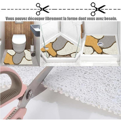 Rutschfeste Duschmatte 100x120 cm – Weich, Modern & Schnell Trocknend